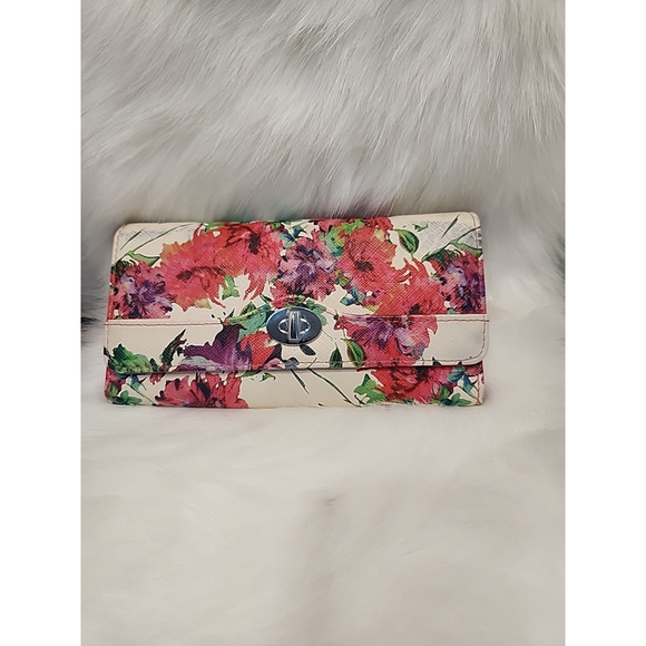 Unbranded Handbags - Floral All In One Long Wallet NEW, UNUSED, With a little Issues,read
